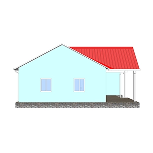 Heya-2S09 Deign Of Flat Pack Shipping Сборный дом Норвегия Использование в личных домах