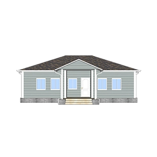 Low cost steel frame modular homes in China - 3B03