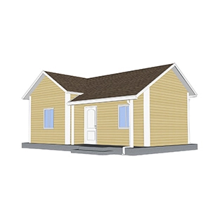 KLT-Q02 China 1 quarteirão de calibre leve pronto para casas pré-fabricadas para venda