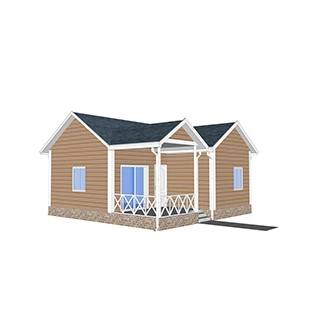 Tsina 1 silid-tulugan na munting prefab house