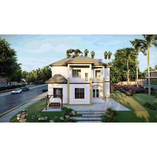 Luxury High Quality Prefab Light Steel Housing Villa  -QB13