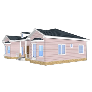 فيلا الفاخرة - (QB06) تكاليف بناء هيلا قبل المباني الصلب المباني مشروع بولندا