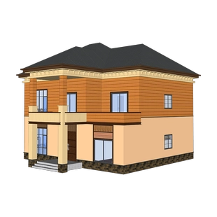 Luxury villa - (QB17) Prefabricated steel structure Modern design Living room for sale