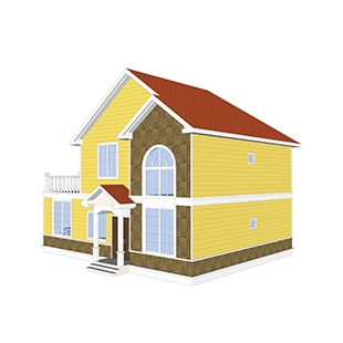 Luxusvilla - (Qb26) Beliebter neuer Stahlvillenplan mit modernem, hochwertigem Unterkunftsdesign