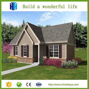 Luxury prefab light steel structure villa high strength small prefab house