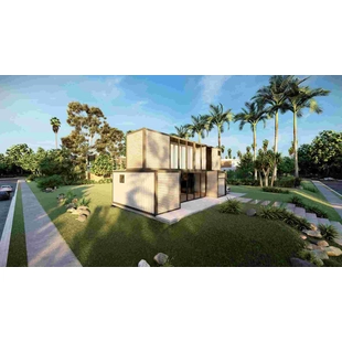 Prefab Membina Struktur Kecil Steel Steel Container Rumah Freight Houses -2x06