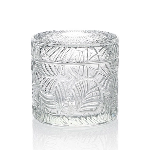 9x6.5cm Elegant Embossed Candle Glass Wholesale