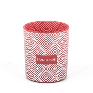 Summer Green Hotstamping Silver Classic Candle Holder 11oz - COPY - 7d19b6