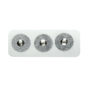 3er-Set vorgelierte Schnappelektrodenpads für TENS- und EMS-Geräte
