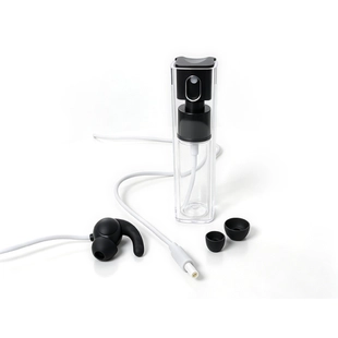 DC 2.35mm tVNS / taVNS Ear Clip Electrode Cable Kit with Spray Bottle