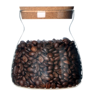 22oz ręcznie robiony słoik do przechowywania szkła borokrzemianowego