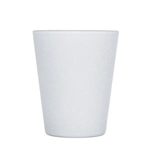 Home Decor Taper Biały szklany pojemnik na świecę