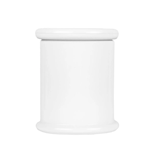 Bulk White Metro Glass Candle Jar do robienia świec z płaską pokrywką
