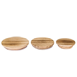 Tapa De Madera De Paulownia Para Velas Aromáticas