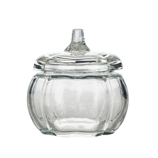 4oz Recycled Glass Pumpkin Candle Holder