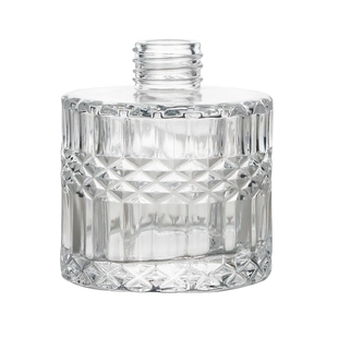 New Mold Geo Cut Reed Diffuser Bottle Glass