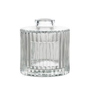 New Design Stripe Pattern Reed Glass Diffuser Bottle 6oz