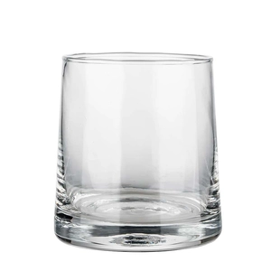 9 盎司许愿玻璃蜡烛罐机吹透明玻璃