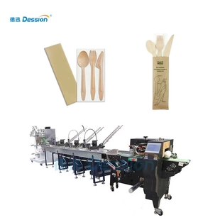 Máy đóng gói dao kéo bằng gỗ dùng một lần hoàn toàn tự động