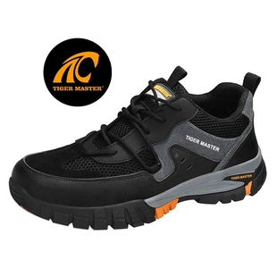 TM3073 résistant à l'usure antidérapant semelle en caoutchouc anti-crevaison travail chaussures de sécurité pour hommes embout en acier