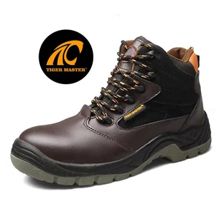 TM3134 Chaussures de sécurité industrielles à bout composite anti-perforation avec doublure en cuir pour le Chili