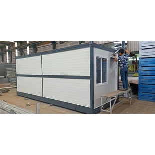 Mabilis na naitatag na folding container house para sa kampo ng tirahan