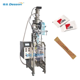 Foshan Dession 80-100 Beutel/min Zuckerbeutel-Verpackungsmaschine Hochgeschwindigkeits-Beutelverpackungsmaschine