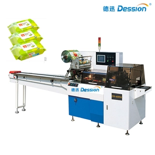 Automatische horizontale Nasswisch-Verpackungsmaschine