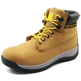 0132 بو حقن nubuck الجلود الصلب تو مكافحة ساكنة أحذية السلامة ديوالت