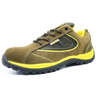 BTA020 S1P SRC PU inyección antideslizante esd zapatos de cuero de seguridad