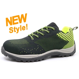BTA023 PU injection anti slip esd labour breathing safety shoes
