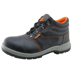 cuero de búfalo zapatos de seguridad única de trabajo PU