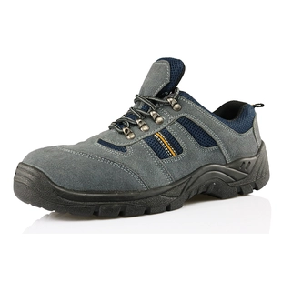 HS5010 gamuza de cuero de acero zapatos de deporte de seguridad