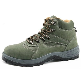 Botas de seguridad con punta de acero SD1001 PU de gamuza de acero inyectado 200 julios