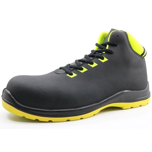 SU032 nubuck الجلود المعدنية الحرة البلاستيك تو كاب أحذية السلامة ورشة عمل