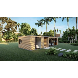 Envío de paquete plano Casa prefabricada Uso doméstico modular prefabricado personal-1X04
