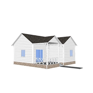 Heya-B01-B China 1-Zimmer-Sandwich-Panel-Haus meistverkauften Fertighotelbau zu verkaufen