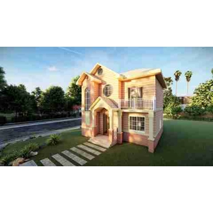 Lüks Villa - (QB02) Çelik Lüks Ön Yükseklik Evi Villa Modern Tasarım