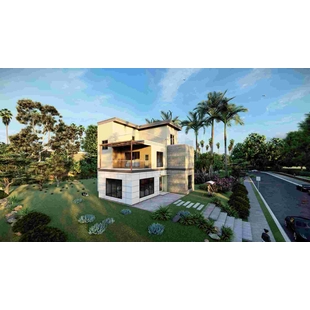 Casa prefabbricata in acciaio prefabbricata per la casa personalizzata di alta qualità di lusso Cina -QB43