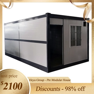 Fast established folding container house for accommodation camp