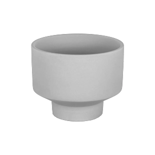 Gray Color Ceramic Candle Container 9oz For Wholesale