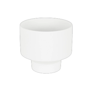 Matte White Ceramic Bowl For Candles 9oz