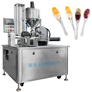 Machine de remplissage de miel hautement adaptable - conception de cuillère tournante compatible avec une variété de récipients