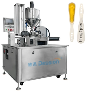 Machine de remplissage de miel domestique de haute qualité: type de cuillère tournante quantitative précise