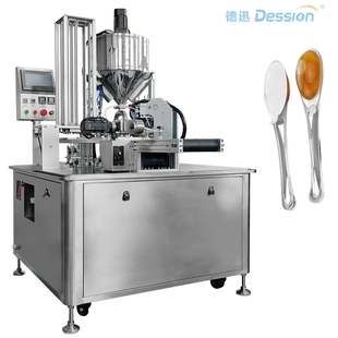 Durable et efficace ! Machine de remplissage à plateau tournant pour cuillère à miel - matériau sûr de qualité alimentaire