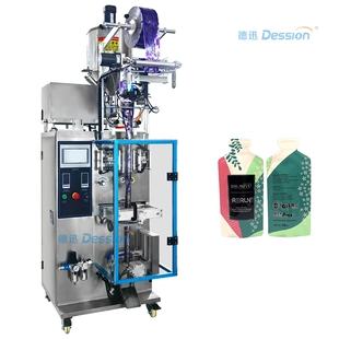 Machine de conditionnement de liquides verticale compacte – Solution efficace pour les emballages en sachets de forme unique