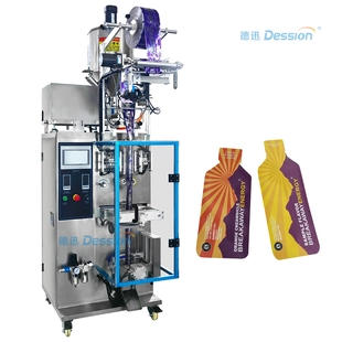 Petite solution d'emballage de poche debout liquide, machine à pochet de gel énergétique, chinois usine