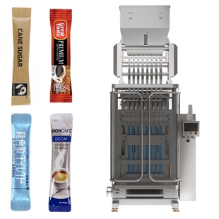 Hoge snelheid multi-lane back seal wei-eiwit isolaat korrel sachet verpakkingsmachine leverancier fabrikant