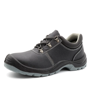 TM055L Olio Slip Slip Resistente alla punta in acciaio Puntura a basso prezzo Scarpe da lavoro in pelle economica