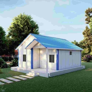 Custom Sandwich Panel Prefab House zum Verkauf
